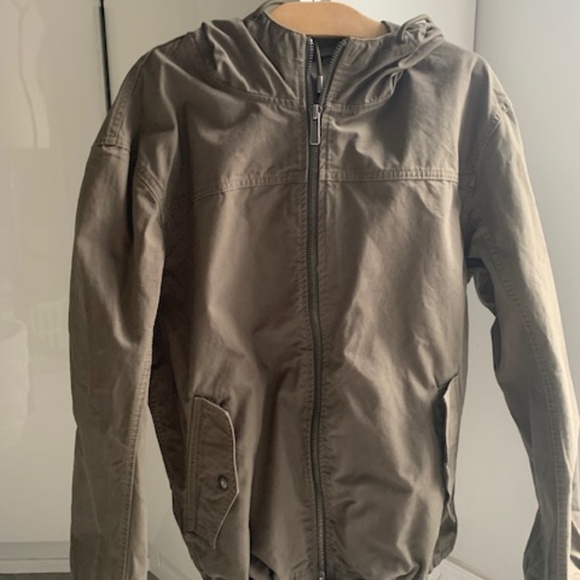 Zara man light hooded jacket new large - Picture 5 of 7